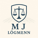 M og J lögmenn logo